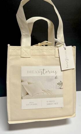 Dream Stories 889459572081 New Classic Cream Full Size Sheet Set 6 Pieces Dream Stories 889459572081 New Classic Cream Full Size Sheet Set 6 Pieces