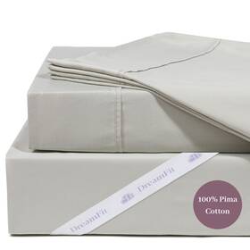 Df30003-70-1t3 Dreamfit Dreamcool 100% Pima Cotton Sheets With Elastic Corner Straps 20 Inch Extra De Df30003-70-1t3 Dreamfit Dreamcool 100% Pima Cotton Sheets With Elastic Corner Straps 20 Inch Extra De