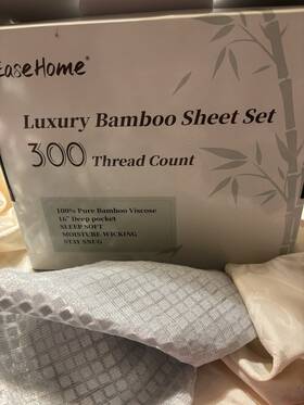 B0d17tqbgy Easehome Bamboo Viscose Full Sheet Set 300tc Silky Soft Anti-bacterial Green