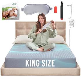 Ecoheal 720892323217 Earth Grounding Fitted Sheet King Size Gray With 12% Silver Fiber And 4% Silk &