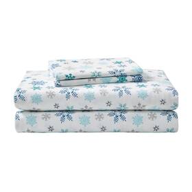 Eddie Bauer 883893384774 Twin Sheet Set Warm Breathable Cotton Flannel Bedding With Deep Pockets B