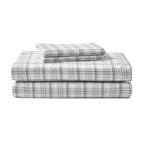 Eddie Bauer 883893435124 King Sheet Set Warm Breathable Cotton Flannel Bedding With Deep Pockets B
