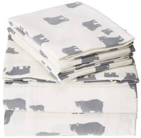 Eddie Bauer 883893435155 - Full Sheets Cotton Flannel Bedding Set Brushed For Extra Eddie Bauer 883893435155 - Full Sheets Cotton Flannel Bedding Set Brushed For Extra