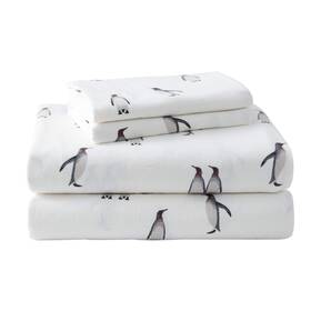 Eddie Bauer 883893505803 Twin Sheet Set Warm Breathable Cotton Flannel Bedding With Deep Pockets B