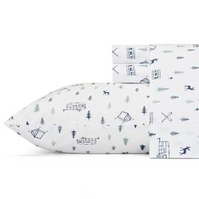 Eddie Bauer 883893531024 Twin Sheets Cotton Percale Bedding Set Crisp And Cool Home Decor Campout D