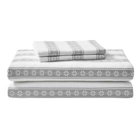 Eddie Bauer 883893608023 King Sheet Set Warm Breathable Cotton Flannel Bedding With Deep Pockets B
