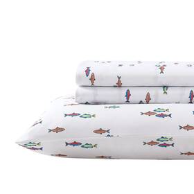 Eddie Bauer 883893775930 Queen Sheets Stain Resistant Bedding Ideal For Set Fish Lake Whi Eddie Bauer 883893775930 Queen Sheets Stain Resistant Bedding Ideal For Set Fish Lake Whi