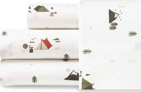 Ushsa01140774 Eddie Bauer - Full Sheets Cotton Percale Bedding Set Crisp And Cool Home Decor