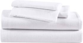 Ushsa01188434 Eddie Bauer - Full Sheets Cotton Flannel Bedding Set Brushed White