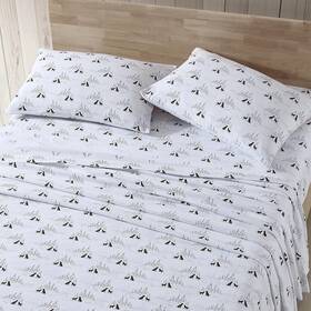 Ushsa01200870 Eddie Bauer - Twin Sheet Set Warm Breathable Cotton Dog Friends White Ushsa01200870 Eddie Bauer - Twin Sheet Set Warm Breathable Cotton Dog Friends White