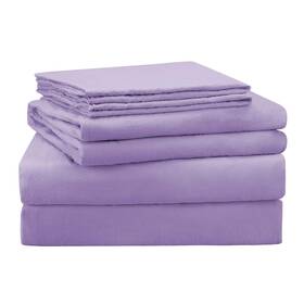Egyptian Bedding 797337441629 1000 Thread Count Four 4 Piece Queen Size Lavender Solid Bed Sheet Set 100 Egyptian Bedding 797337441629 1000 Thread Count Four 4 Piece Queen Size Lavender Solid Bed Sheet Set 100