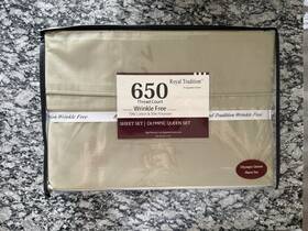 Egyptian Linens Ec650shsl 650 Thread Count Queen Sheets