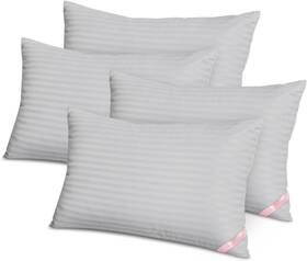 Eiue Mn 011 Bed Pillows For Sleeping 4 Pack Queen Of Light Grey