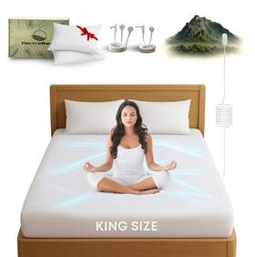 Electrawave 765464178022 Premium King-sized Grounding Flat Sheet 108 Inch X 102 Pil Electrawave 765464178022 Premium King-sized Grounding Flat Sheet 108 Inch X 102 Pil