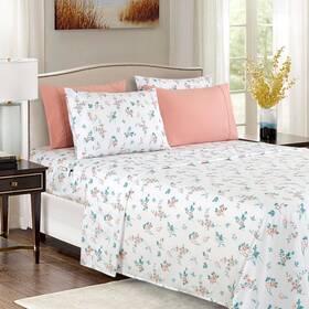00rw-6pc-twin-celia-pink Elegant Comfort Softest And Coziest 4-piece Sheet Set - 1500 Twin Celia Pink