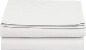 247rw-single-flat-king-white Elegant Comfort Premium Hotel Quality 1-piece Flat Sheet Luxury King White