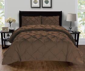 401rw Elegant Comfort Luxury Super-soft Coziest 1500 Egyptian King/california - Brown