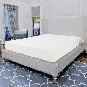 412wr-single-fitted-q-white Elegant Comfort Luxurious Wrinkle Resistant 1500 Thread Count Queen White