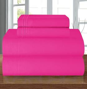 Elegant Comfort 445035039039 Luxury Premium Hotel Quality Microfiber 4-piece Sheet Set - Wrin
