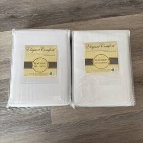Elegant Comfort 718874422957 2 Wrinkle-free 1500 Thread Count Egyptian Quality 1-piece Flats Elegant Comfort 718874422957 2 Wrinkle-free 1500 Thread Count Egyptian Quality 1-piece Flats