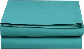 Elegant Comfort F66rw-flat-single-q-turquoise Premium Hotel Quality 1-piece Flat Sheet Queen Turquoise