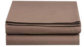 Elegant Comfort F66rw-single-flat-king-taupe Premium Hotel Quality 1-piece Flat Sheet Luxury King Taupe