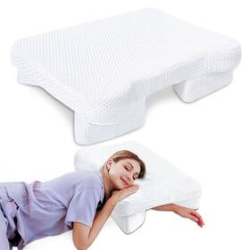 Mfp018 Eliteguard Pillow With Arm Hole Shoulder Relief 23.41in X 17.31in White