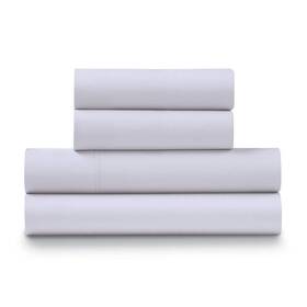 Ejh500 Ella Jayne Oss Ll 3 Sheet Set Queen Sateen With Pillow Case Solid Machine Wash In Lilac