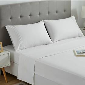 Elonna Luxury Fine Linens 860009636507 King Size Sheet Set - Breathable And Cooling Sheets Hotel Bed