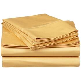 202429 Eluxurysupply Exceptional Sheets 100% Egyptian Cotton Set 400tc Cal King Gold New 202429 Eluxurysupply Exceptional Sheets 100% Egyptian Cotton Set 400tc Cal King Gold New