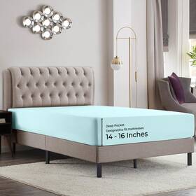 Empyrean Bedding 603981258417 Full Fitted Sheet - Deep Pocket Fits 14-16 Inch Mattress Ultra Sof