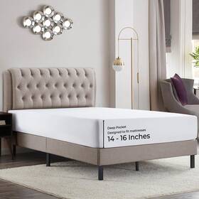 Empyrean Bedding 724190878774 Queen Fitted Sheet - Deep Pocket 14-16 Inch Ultra Soft Microfiber Empyrean Bedding 724190878774 Queen Fitted Sheet - Deep Pocket 14-16 Inch Ultra Soft Microfiber