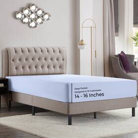 B07n32nvgv Empyrean Bedding California King Fitted Sheet - Deep Pocket Fits 14-16 Inch Mattress