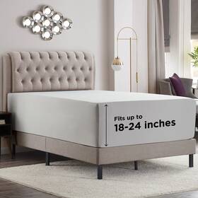 Empyrean Bedding Eb-ftd-sht-21-q-svr-fba-mx Light Grey Extra Deep Pocket Fitted Sheet Queen Hotel Luxury