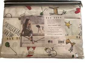 Enchant 192598905802 New Rae Dunn Merry Everything Christmas Full Size Sheet Set Santa Reindeer Enchant 192598905802 New Rae Dunn Merry Everything Christmas Full Size Sheet Set Santa Reindeer