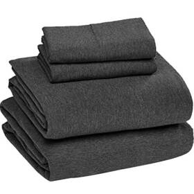 Enviohome 650327385924 Jersey Sheets Queen Set Extra Deep All Around Elastic Fitted Cotton Blend S