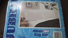 Erj Debaron Vintage King Size Waterbed Sheet Set White Percale 50 Made In Usa 037076900361