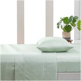 9011946 Essn 500tc Cotton Sateen Flat Sheet Set Sage - Queen 9011946 Essn 500tc Cotton Sateen Flat Sheet Set Sage - Queen