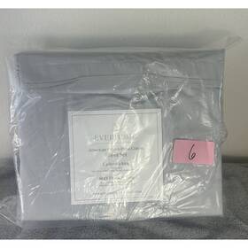 Everhome 444800737276 Pima Cotton Sheet Set California King 800 Thread Count Gray