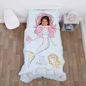 Everything Kids 085214121185 Mermaid Aqua Pink Yellow 4 Piece Bed Set - Comforter Fitted Bottom Sheet Everything Kids 085214121185 Mermaid Aqua Pink Yellow 4 Piece Bed Set - Comforter Fitted Bottom Sheet