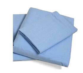 Excellent Art 094021326065 Cot Sheets Fitted Flat Sets 4 Piece Sheet And Pillow Case Set - Blue Excellent Art 094021326065 Cot Sheets Fitted Flat Sets 4 Piece Sheet And Pillow Case Set - Blue
