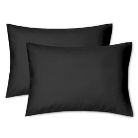 B-us123a1pztbsg0s Exq Home Toddler Pillowcases Zippered 13x18 Travel Zippered-13x18 Inch Black