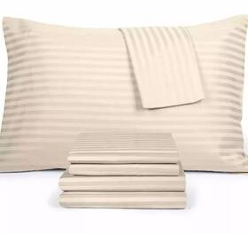 Fairfield Square Collection 191790063365 Brookline 1400 Thread Count 6 Pc. Sheet Set Cal King