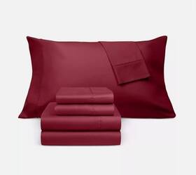 23302103034aqt Fairfield Square Collection Brookline 1400 Thread Count 6 Pc. Sheet Set-queen