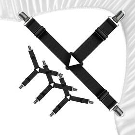 Feelathome 810122286462 Bed Sheet Straps 4 Pack Adjustable Holder Clips To Keep Feelathome 810122286462 Bed Sheet Straps 4 Pack Adjustable Holder Clips To Keep