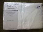4pcqueen Fieldcrest Swissdot Sheet Rare Set Parchment Charisma Original