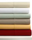 O1689 Fine Egyptian Sheet Thread Ivory Piece Set Count 6 Cotton King 420 Linens