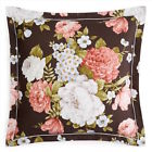 1872 Fl14esblm Bloomingdales Fleur Floral Euro Pillowsham Maroon 706256139104