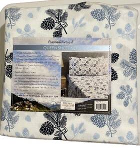 Flannel Portugal 810047764151 Queen Sheet Set Flannel Portugal 810047764151 Queen Sheet Set