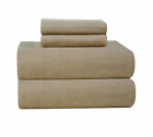 Flannel-twn-linen Pointehaven Heavy Weight Solid Flannel Cotton Sheet Set 875108005727